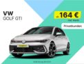 Privatleasing Knaller: Golf GTI 265PS DSG für 164€/Monat für 24 Monate bei 10.000 km/Jahr + einmalig 1590€ Überführung