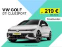 Volkswagen Golf Leasing für Privatkunden: Nur 219€/Monat für 24 Monate!
