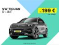 Volkswagen Tiguan Leasing für Privat & Gewerbe: Nur 199€/Monat für 24 Monate mit 10.000 km/Jahr inklusive!
