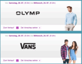[VENTE PRIVEE] Seit 9:00 Uhr! Sale Aktionen von Olymp Hemden und Vans Kleidung