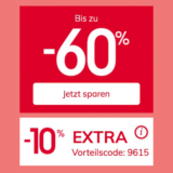 Vertbaudet Onlineshop: 10% Rabatt auf alle bereits reduzierten Artikel + gratis Versand