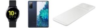 Samsung Galaxy S20 FE + Galaxy Watch Active + Charger + o2 Allnet-Flat inkl. 60GB LTE für 34,99€ mtl. + einmalig 40,99€