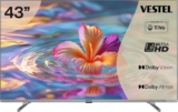 Vestel Fernseher 43 Zoll Smart TV Powered by TiVo, 4K UHD 199,99€