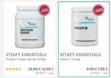 Gutscheinfehler! 25% Rabatt auf das Sortiment bei Vitafy – Sportnahrung, Nahrungsergänzung und Supplements