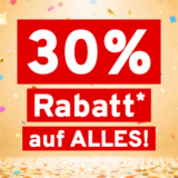 30% Rabatt auf das gesamte Sortiment im Vorteilshop (MBW: 35€)