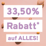 33,5% Rabatt auf das gesamte Sortiment im Vorteilshop (MBW: 35€)