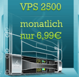 Netcup Adventskalender mit VPS 2500 V-Server mit 8 x vCore, RAID10 und 320 GB SAS Speicher nur 6,99 Euro