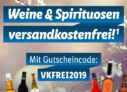 Versandkostenfreie Lieferung bei Spirituosen und Wein bei Lidl ab 29,- Euro Bestellwert