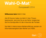 [WAHL-O-MAT] Offtopic! Europawahl 2014 – jetzt mit dem Wahl-O-Mat eure Standpunkte mit den Positionen der Parteien vergleichen!