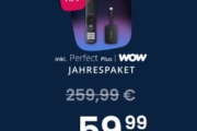 Nur noch heute! waipu.tv 4K Stick + 12 Monate Perfect Plus + WOW Filme & Serien für nur 59,99€