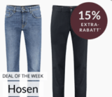 Engelhorn Weekly Deal mit 15% Rabatt auf alle Hosen