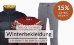 Engelhorn Sports Weekly Deal mit 15% Rabatt auf Winterbekleidung