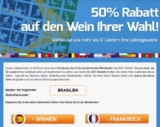 Satte 50% Rabatt auf nicht reduzierte Weine bei Weinvorteil