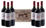 6er-Paket Château Graves de Pez mit Holzkiste für nur 84,96 Euro inkl. Versand