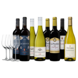 Weinbörse Favoriten Weinpaket mit 8 Flaschen (5 Sorten) für nur 53,69€ + 4 Gläser gratis!