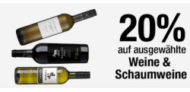 Nur heute: 20% Rabatt auf ausgewählte Weine und Schaumweine bei Galeria Kaufhof
