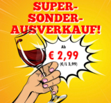 Super-Sonder-Ausverkauf bei Weivorteil mit satten Rabatten – ab 2,99 Euro pro Flasche (MBW: 6 Flaschen)