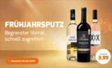 Weinvorteil Frühjahresputz-Aktion mit über 200 reduzierten Weinen + 10% Extra-Rabatt