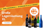 Weinvorteil Restposten-Abverkauf mit bis zu 59% Rabatt – ab 3,99 Euro pro Flasche