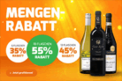 Bis zu 55% Extra-Rabatt auf nicht reduzierte Weine bei Weinvorteil – versandkostenfrei ab 65,- Euro