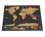 Weltkarte (42cm x 30cm) zum Freirubbeln nur 1,99 Euro inkl. Versand