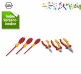 [REDCOON.DE] Wieder da – für Heimwerker! VDE Set mit 3 Schraubendrehern und 3 Zangen von Wiha für nur 29,- Euro inkl. Versand