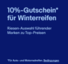 10% Gutscheincode auf Winterreifen bei Ebay