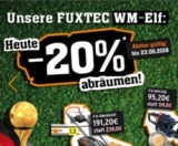 Fuxtec WM Deal mit 20% Rabattgutschein auf 11 verschiedene Produkte