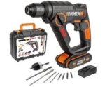Knaller: WORX WX390 SDS-plus 20V Bohrhammer mit 2,0Ah Li-Ion Akku, Ladegerät und Koffer für 89,99€