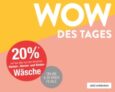 Nur heute: 20% auf Wäsche für Damen, Herren und Kinder bei Galeria Kaufhof