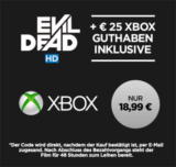 25,- Euro Xbox-Live Guthaben + Evil Dead als HD Stream für 18,99 Euro bei Wuaki.tv