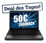 [NOTEBOOKSBILLIGER.DE] Notebook für unter 200,- Euro! Ab 12:00 Uhr: 15,6″ HP 655 B6M62EA Notebook mit 2GB Ram, 320 GB HDD und Suse Linux für 249,00 EUR abzgl. 50,- Euro Cashback!