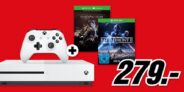 Microsoft Xbox One S 1TB + Mittelerde: Schatten des Krieges + Star Wars Battlefront II für nur 279,- Euro