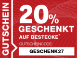 Ab 22 Uhr: 20% Rabatt auf Bestecke von XXXL Shop im Late Night Shopping