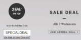 [ZALANDO] Sale Deal! Durch Gutscheincode 25% Rabatt auf ein großes Sortiment für Damen