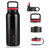 zanmini Sport Thermosflasche (1000ml) mit 4 Deckeln für nur 10,99 Euro inkl. Prime-Versand