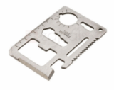 11 in 1 Edelstahl-Multitool im Scheckkartenformat