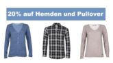 20% Extra Rabatt durch Gutscheincode auf Hemden und Pullover bei Zengoes