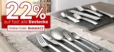 22% Rabatt auf fast alle Besteck-Sets bei Zurbrueggen!